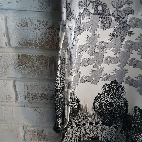 Fig & Flower Anthropologie Tunic Sz L Hi/low Lightweight - Picture 10 of 12